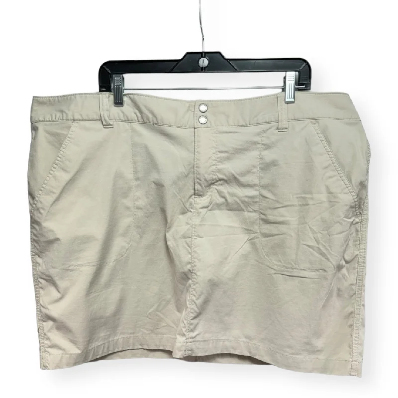 Time-Limited Offer Beige Athletic Skirt Columbia, Size 2x