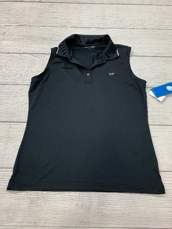 Limited Edition Black Athletic Tank Top Vineyard Vines, Size M
