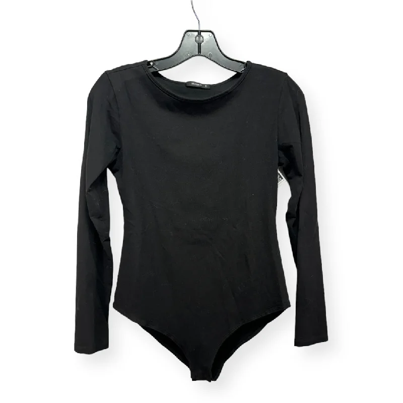 Year-End Clearance Black Top Long Sleeve Basic Mangdiup, Size M