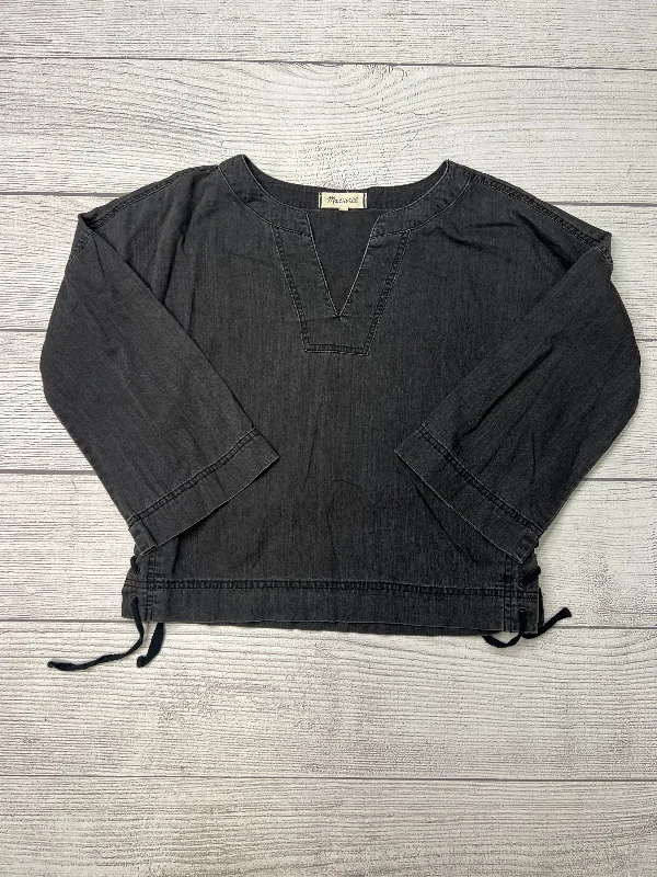Daily Specials Black Top Long Sleeve Madewell, Size Xs