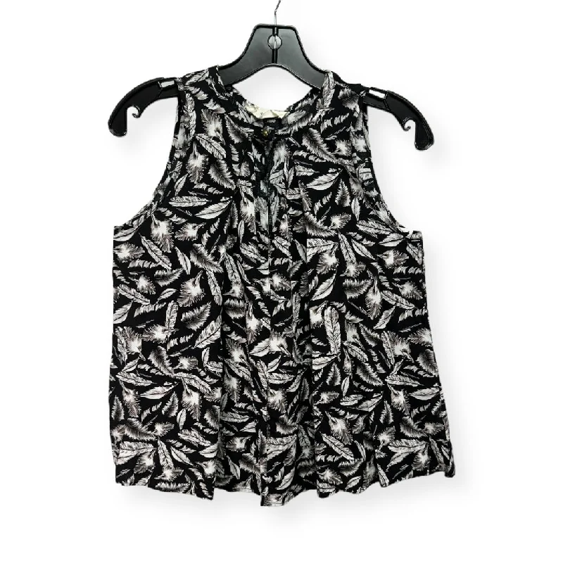 Price Buster Black & White Top Sleeveless Ocean Drive, Size S
