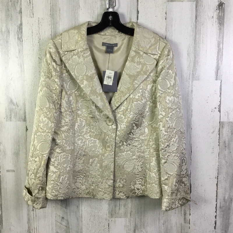 New Markdowns Blazer By Ann Taylor In Gold, Size: L