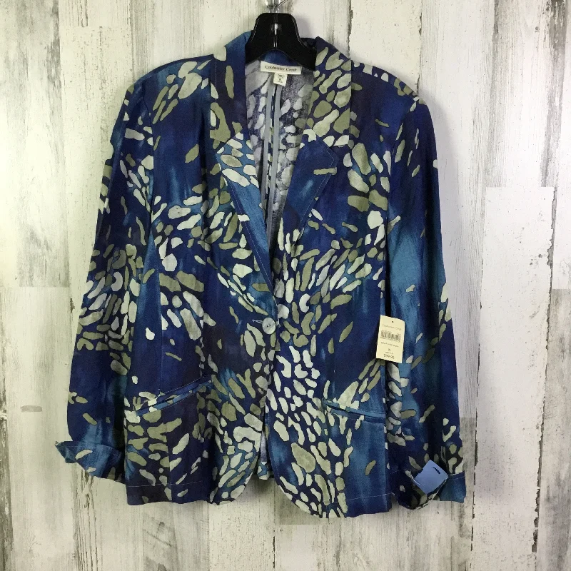Fantastic Offers Blazer By Coldwater Creek In Blue, Size: L