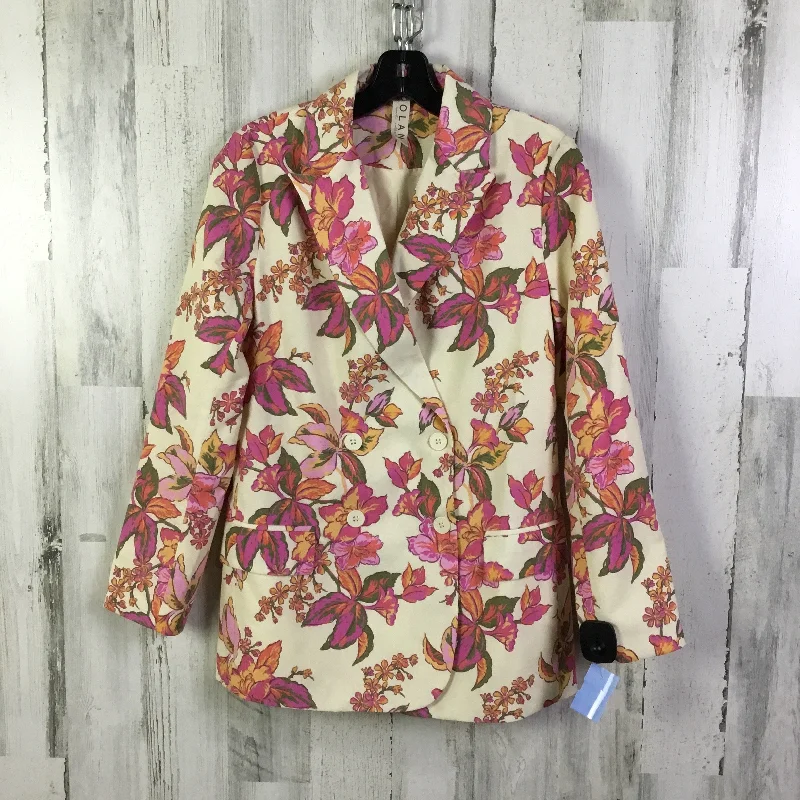 Best Bargains Blazer By Dolan Left Coast In Orange & Pink, Size: Xs