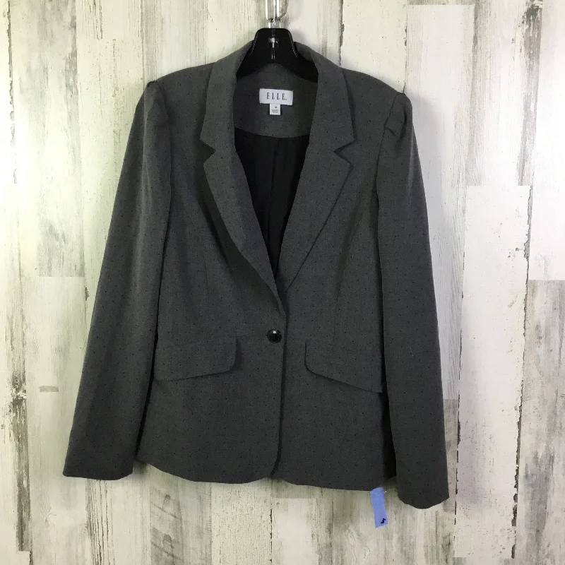 Crazy Deals Blazer By Elle In Grey, Size: M