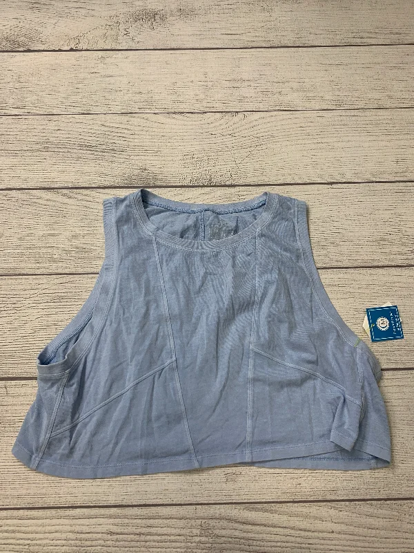 Hurry In Blue Athletic Tank Top Aerie, Size Xl