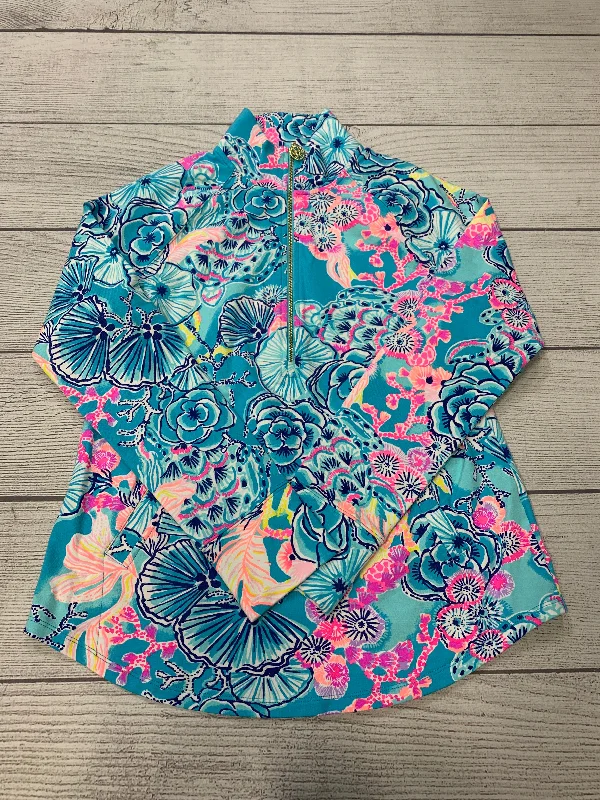 Extra Savings Blue Top Long Sleeve Lilly Pulitzer, Size S