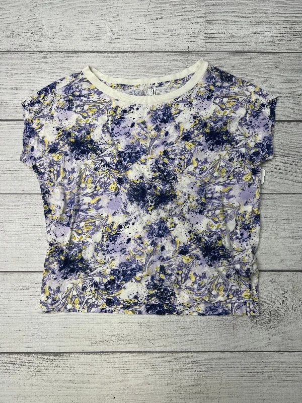 Value Deals Blue Top Short Sleeve Anthropologie, Size M