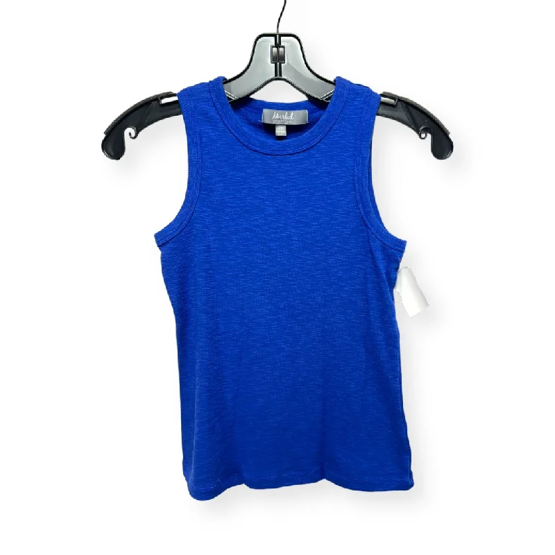 Exclusive Online Offer Blue Top Sleeveless Marled, Size Xs
