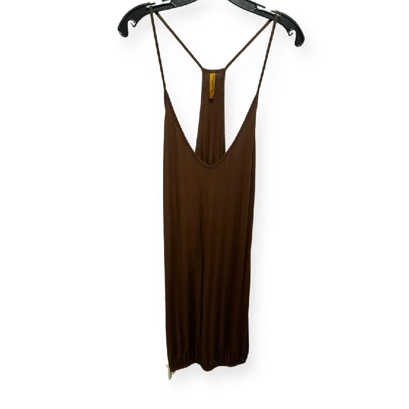 Overstock Brown Tunic Sleeveless Rachel Pally, Size M
