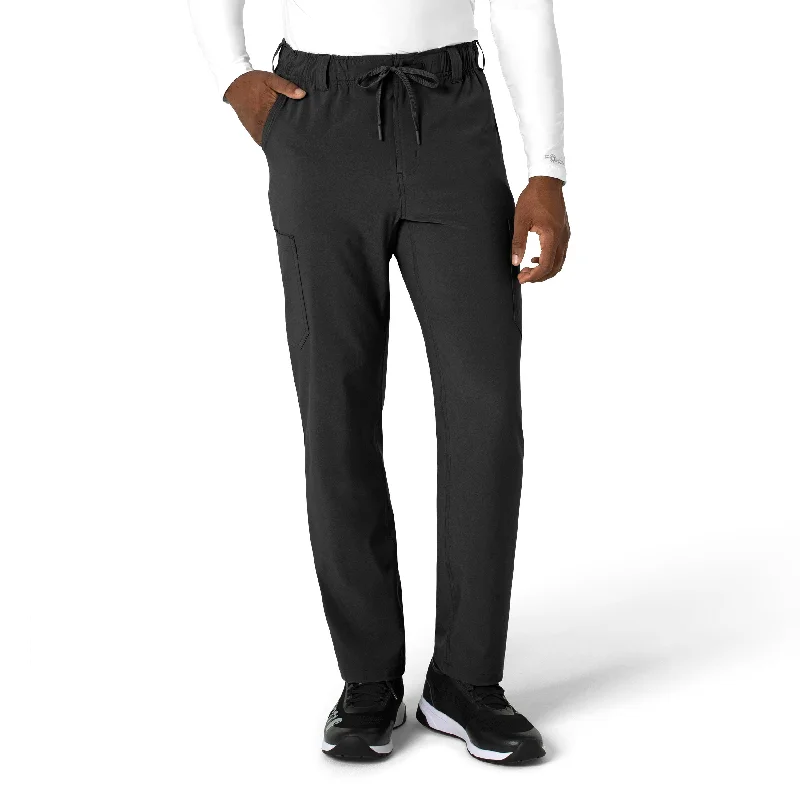 Major Savings Carhartt Force Cross-Flex Men's Straight Leg Scrub Pant - Black