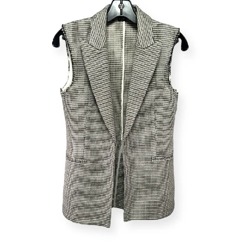 Special Savings Checkered Pattern Vest Other Theory, Size 0