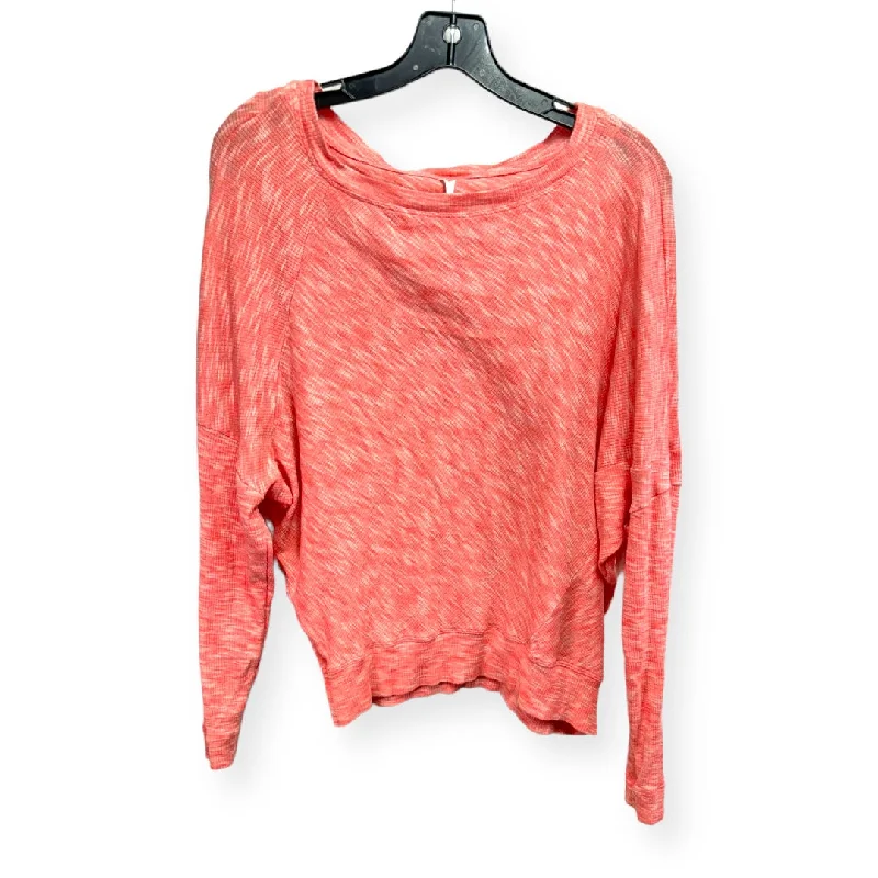 Referral Discount Coral Top Long Sleeve Anthropologie, Size S