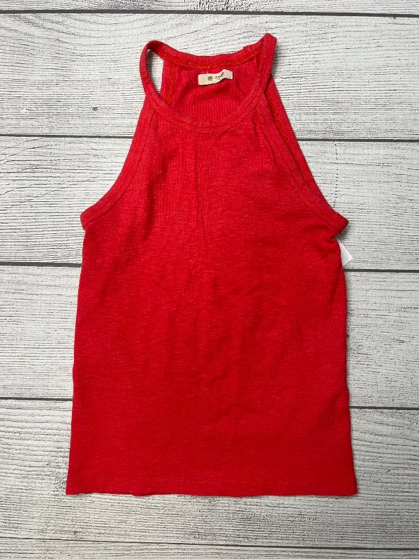 Price Rollback Coral Top Sleeveless Madewell, Size Xs
