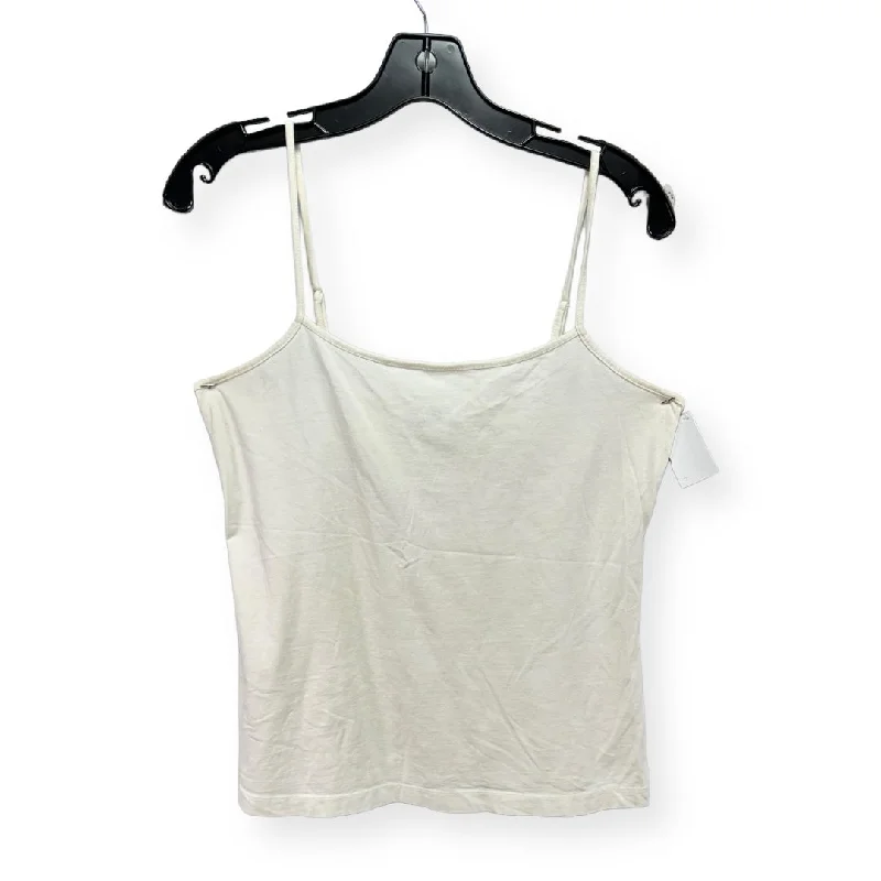 Deal Dash Cream Tank Top Loft, Size L