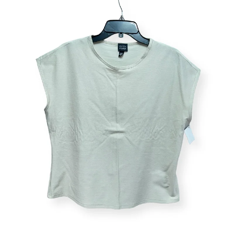 Special Offer Cream Top Sleeveless Eileen Fisher, Size Xl