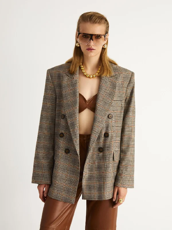 Low Prices Double-Breasted Blazer