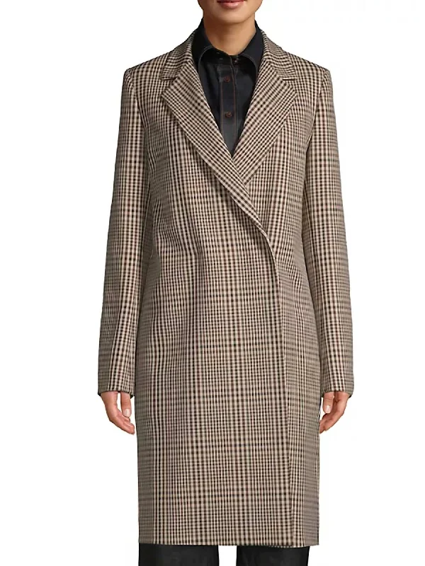 Clearance Sale Emmalyse Plaid Coat In Melba Multi
