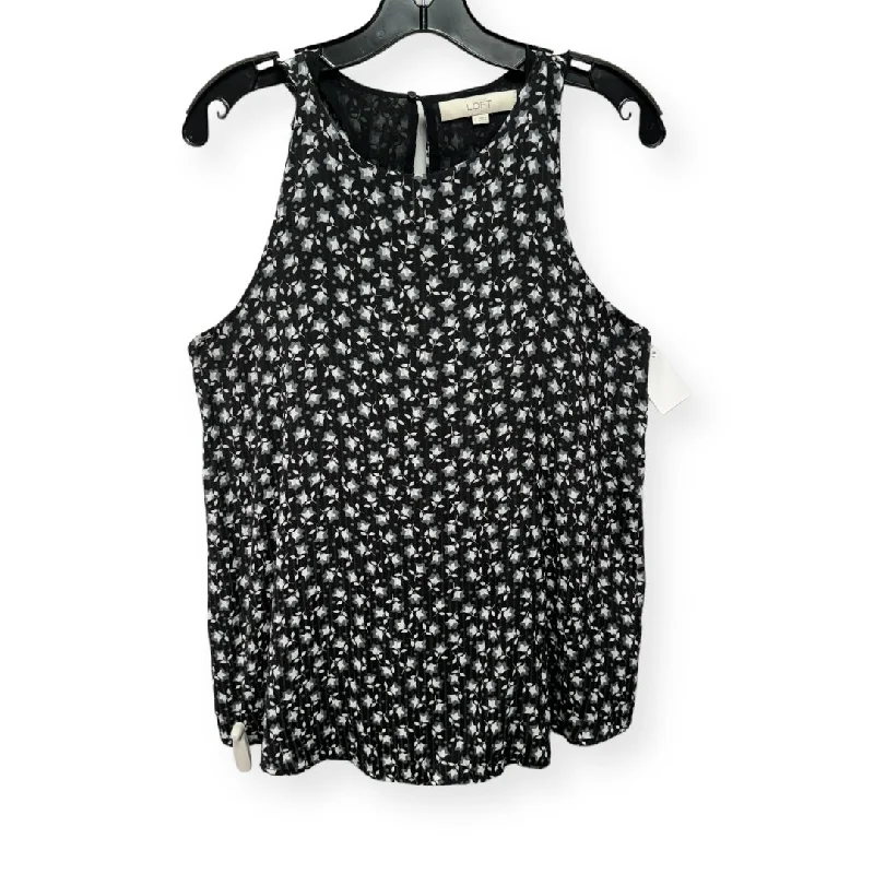Price Smash Floral Print Top Sleeveless Loft, Size S