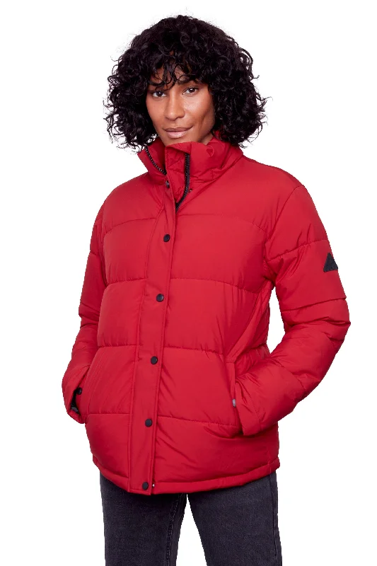 Final Markdown FORILLON | WOMEN'S VEGAN DOWN (RECYCLED) SHORT QUILTED PUFFER JACKET