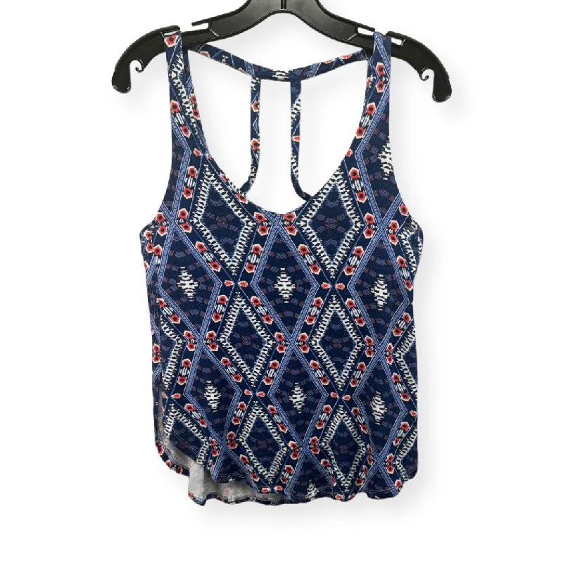 Crazy Deals Geometric Pattern Top Sleeveless Lemon Tart, Size S
