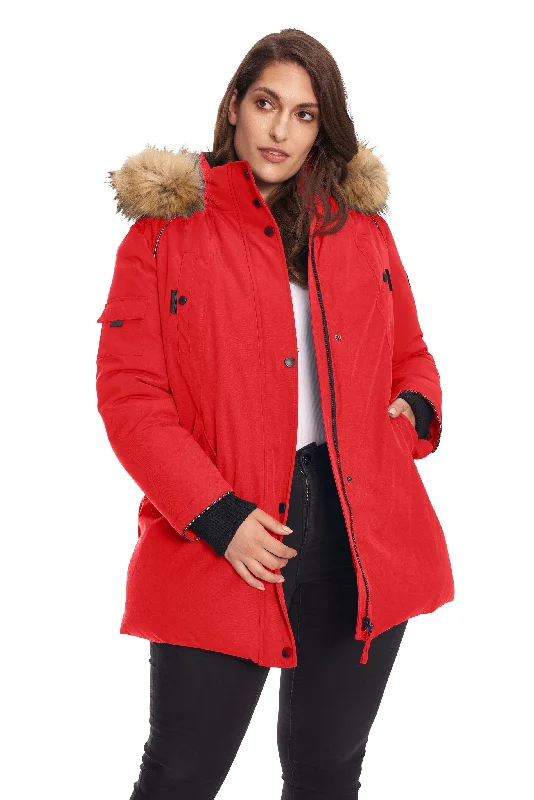Super Deal GLACIER PLUS | WOMEN'S VEGAN DOWN (RECYCLED) PARKA (PLUS SIZE)