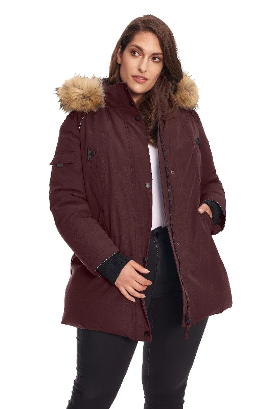 Amazing Deals GLACIER PLUS | WOMEN'S VEGAN DOWN (RECYCLED) PARKA (PLUS SIZE)