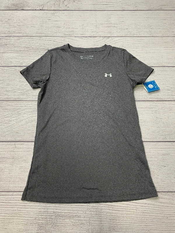 Special Discount Grey Athletic Top Short Sleeve Under Armour, Size Xs