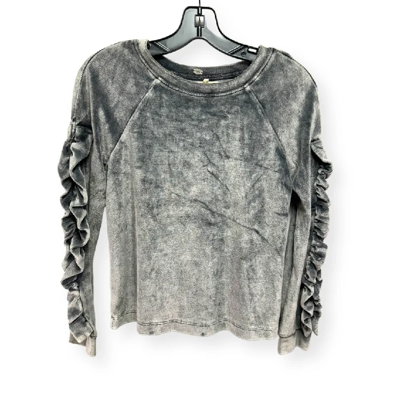 Deal of the Week Grey Top Long Sleeve Cupio, Size Xs