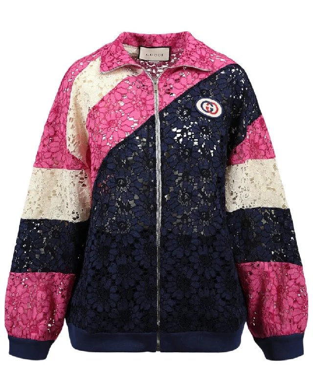 Doorbuster Deal Gucci Lace & Intarsia Jacket