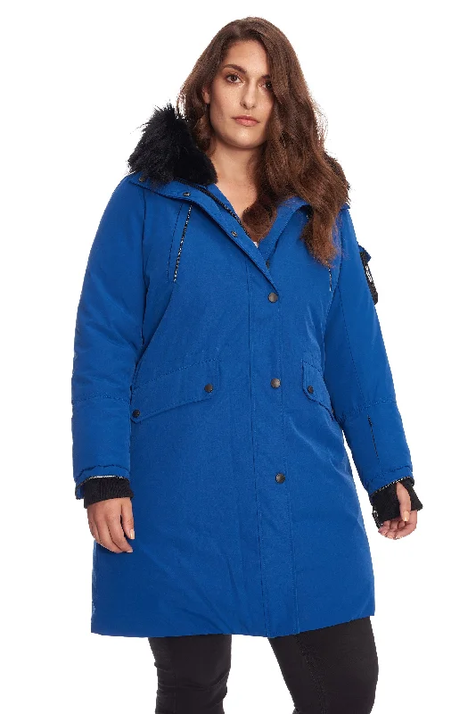 Bargain Bin LAURENTIAN PLUS | WOMEN'S VEGAN DOWN (RECYCLED) LONG PARKA (PLUS SIZE)