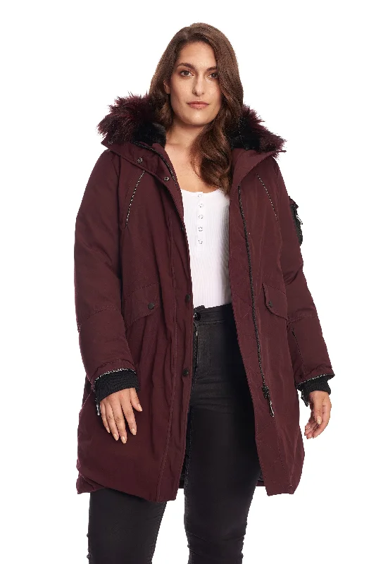 Big Discounts LAURENTIAN PLUS | WOMEN'S VEGAN DOWN (RECYCLED) LONG PARKA (PLUS SIZE)