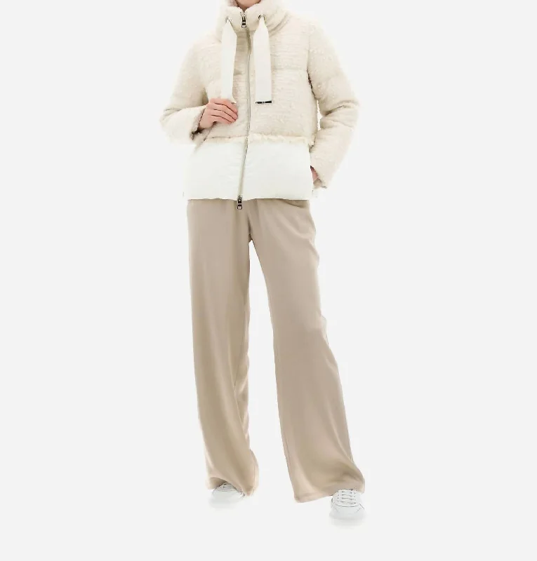 Limited Time Lux Boulé And Nuage Jacket In Ivory