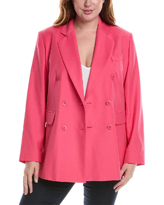 Deal Dash Marina Rinaldi Plus Double-Breasted Blazer