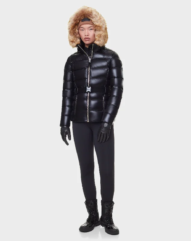 Savings Event MARYSA WOMEN'S GLOSSY DOWN PUFFER
