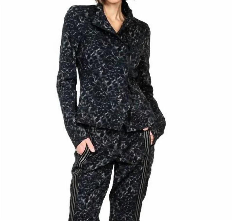 Daily Deals Military Jacket In Black/green