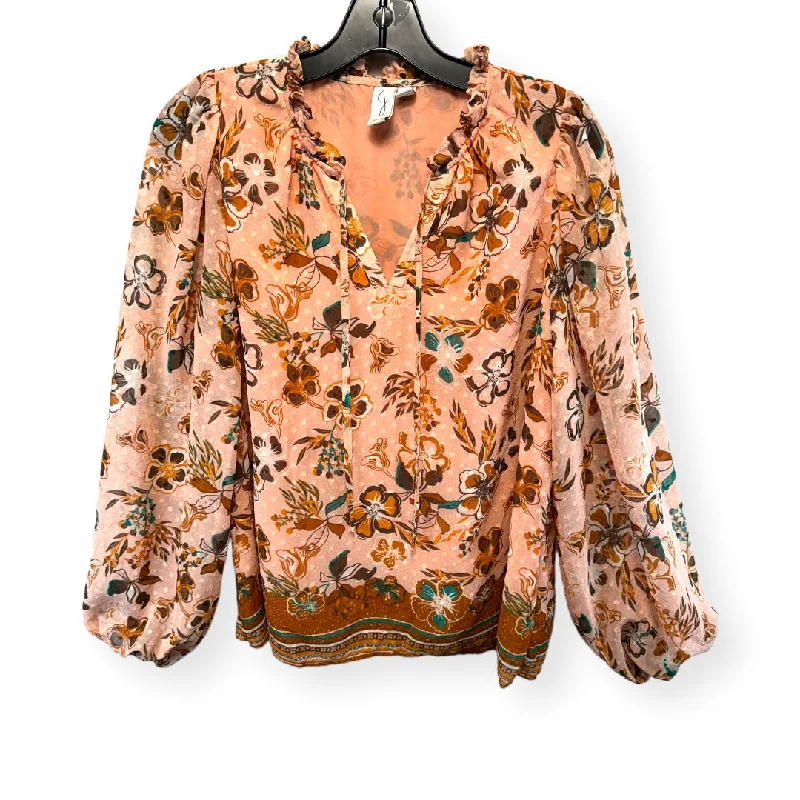 Mega Sale Multi-colored Top Long Sleeve Joie, Size S