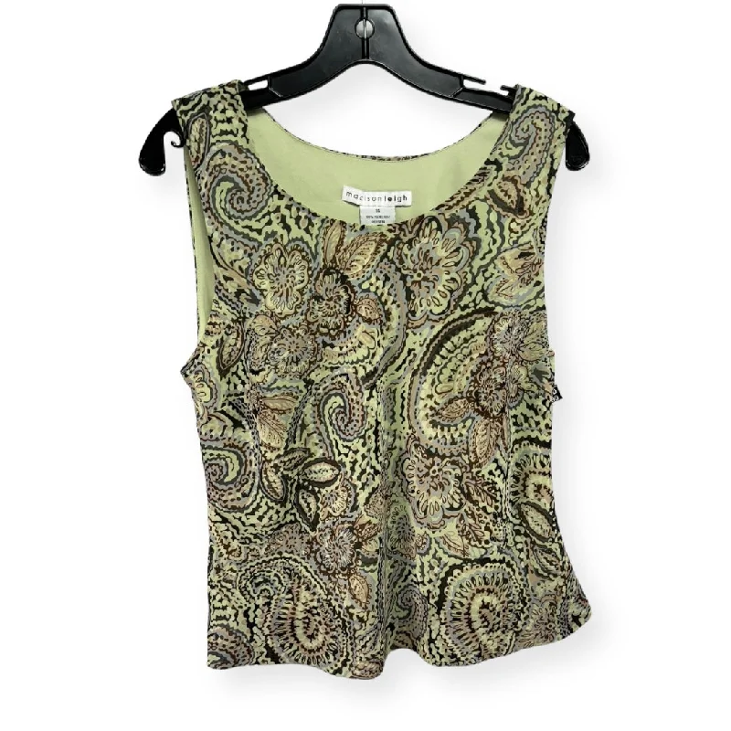 Massive Deals Multi-colored Top Sleeveless Madison Leigh, Size 14