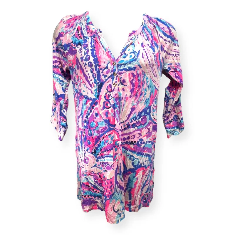 Limited Availability Multi-colored Tunic Designer Lilly Pulitzer, Size M