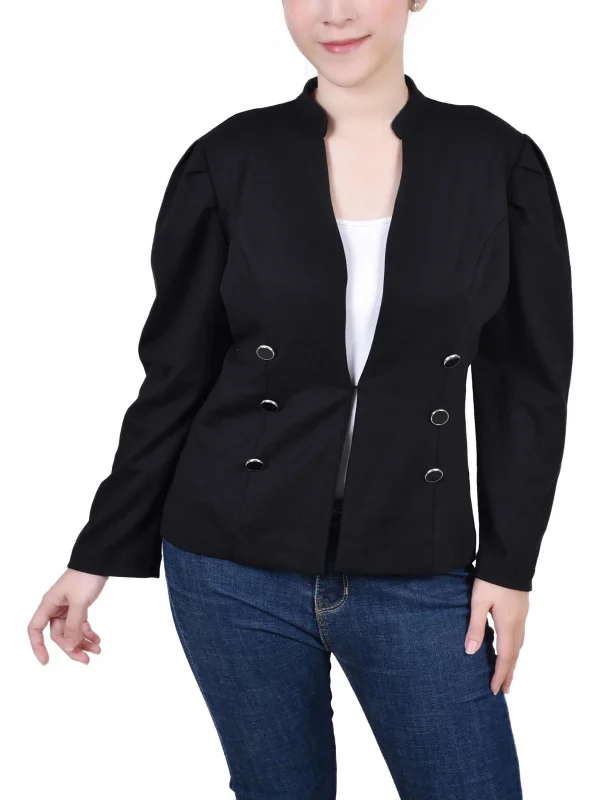 Unbeatable Prices Petites Womens Solid Long Sleeves Sportcoat