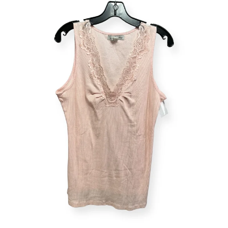 Final Markdown Pink Tank Top French Laundry, Size Xl