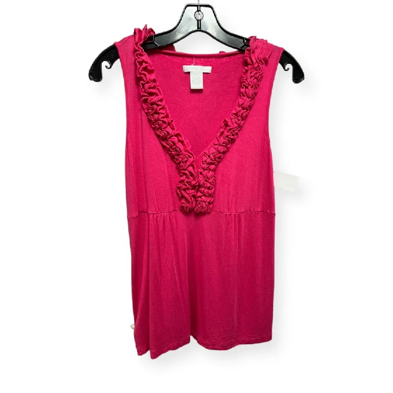 Today’s Deal Pink Top Sleeveless Design History, Size M