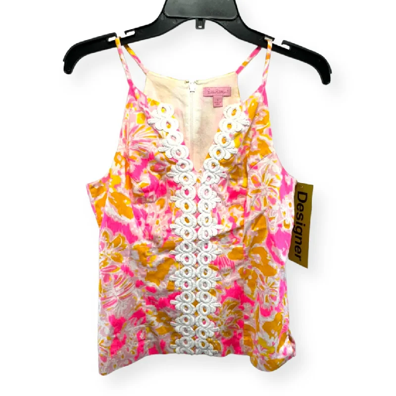 Online Only Magnolia Top in Royal Pink Ooh La la Designer Lilly Pulitzer, Size 6