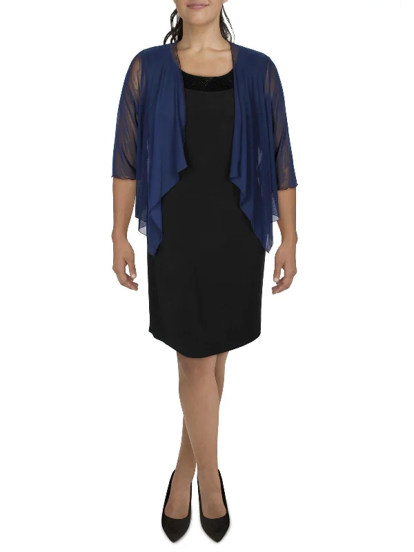 Value Deals Plus Womens Mesh Sheer Bolero