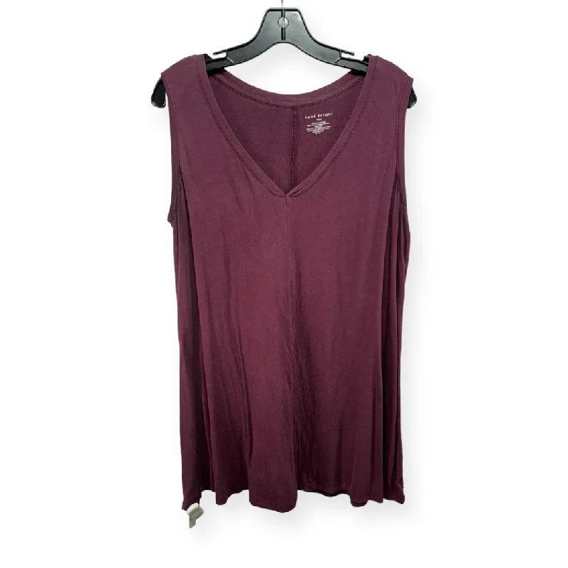 Closeout Red Top Sleeveless Lane Bryant, Size 14