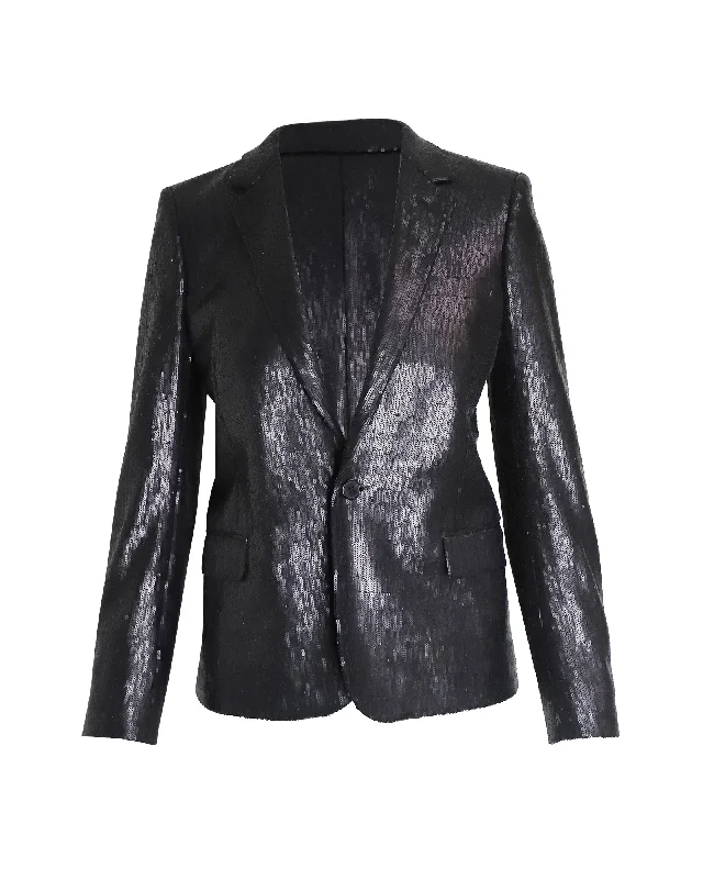 Quick Sale Saint Laurent Evening Jacket in Black Sequin