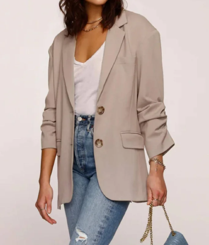 Factory Direct Sale Sawyer Blazer In Truffle