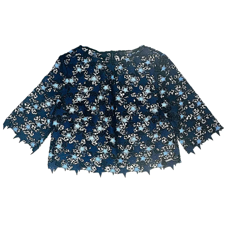 Stock Up and Save Star Lace Crop Top Short Sleeve Guess, Size S