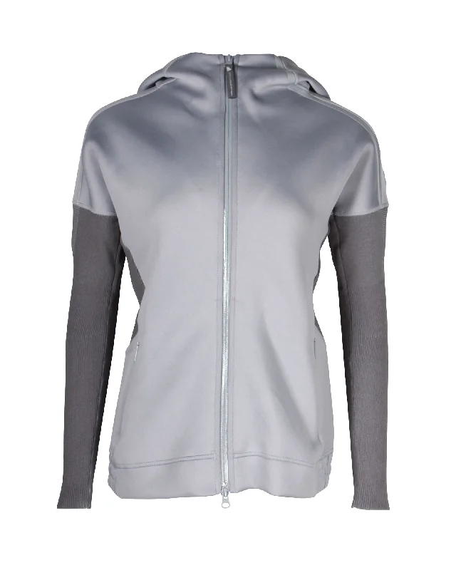 Deal Alert Stella McCartney x Adidas X.N.E. Hoodie in Grey Nylon