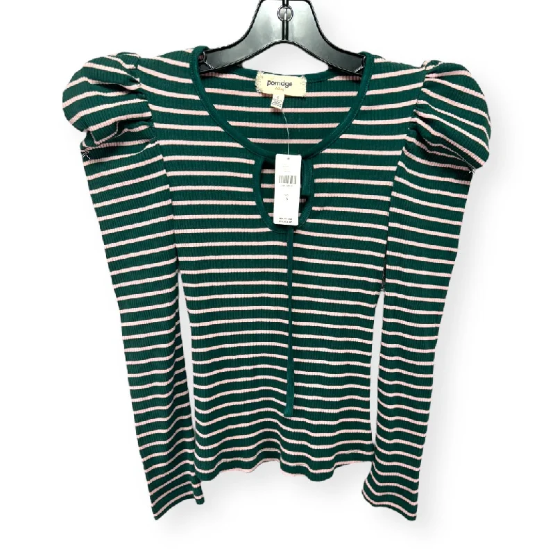 Bargain Prices Striped Pattern Top Long Sleeve Anthropologie, Size S